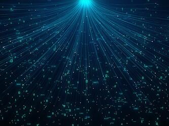 Machine learning abstract image